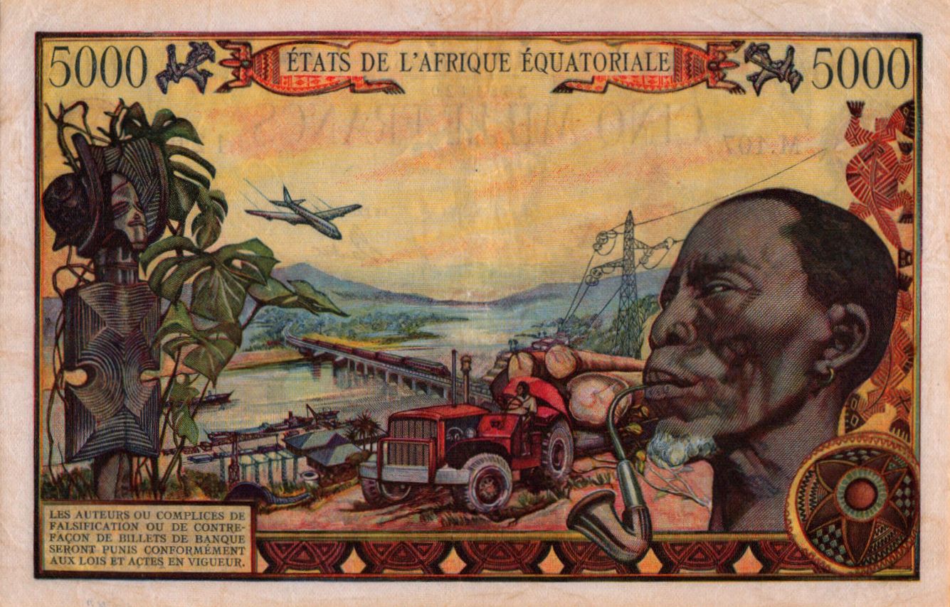 Equatorial African States (Central African) 5000 1963 XF P-6/b